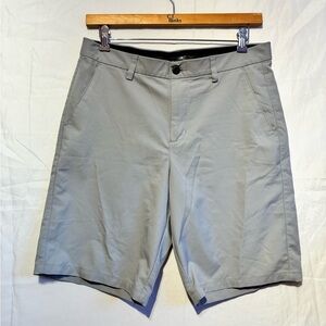 Fila Light Gray Men's Flat Front Shorts